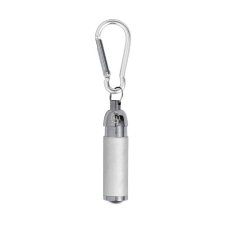 Porte-Clés Éco-responsable Pratique Personnalisé avec Lampe Wols Matières : aluminium recyclé  Couleurs : vert objet promo petit