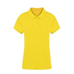 Polo Femme Personnalisé Confortable et Stylé - Couleur Koupan Matières : coton Taille textile : XXL Couleurs : jaune