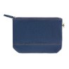 Trousse Éco-responsable Personnalisée en Denim Recyclé STYLE POUCH Matières : coton recyclé Couleurs : bleu personnalisable avec
