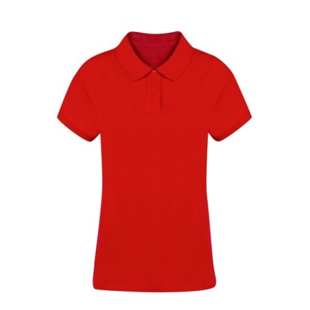 Polo Femme Personnalisé Confortable et Stylé - Couleur Koupan Matières : coton Taille textile : M Couleurs : gris marquage laser