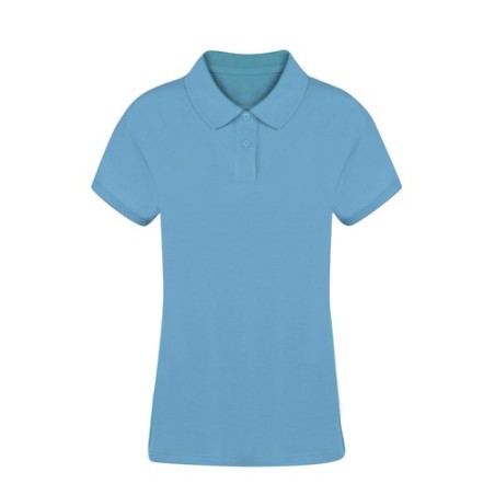 Polo Femme Personnalisé Confortable et Stylé - Couleur Koupan Matières : coton Taille textile : M Couleurs : gris marquage coule