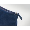 Trousse Éco-responsable Personnalisée en Denim Recyclé STYLE POUCH Matières : coton recyclé Couleurs : bleu marquage laser ultra