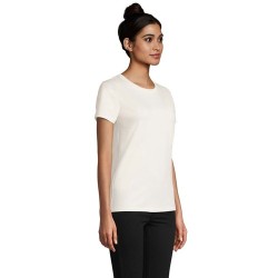 T-Shirt Femme Personnalisé 190g Confort et Style - Imperial Women Matières : coton Taille textile : L Couleurs : écru objet prom