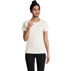 T-Shirt Femme Personnalisé 190g Confort et Style - Imperial Women Matières : coton Taille textile : XL Couleurs : écru accessoir