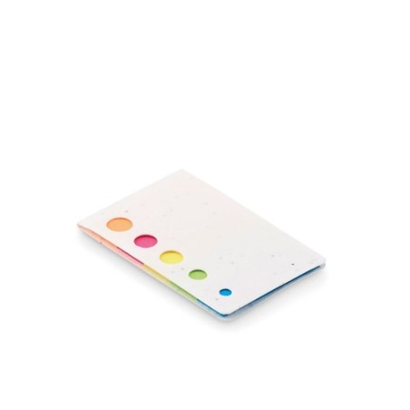Notes adhésives personnalisées s en papier avec graines - MEMO SEED Matières : papier Couleurs : blanc cadeau entreprise pas che