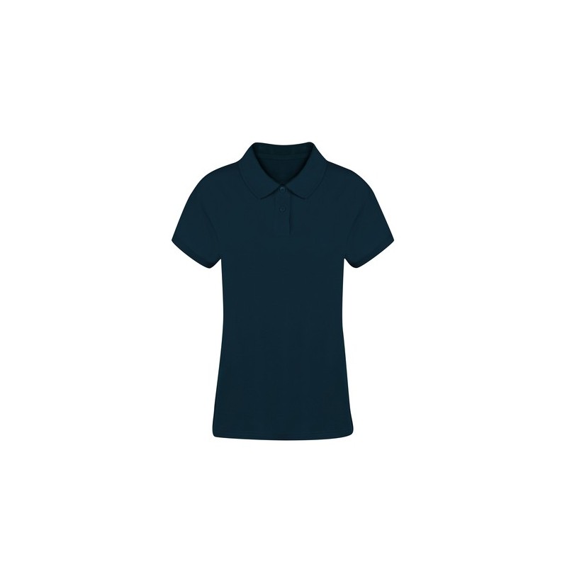 Polo Femme Personnalisé Confortable et Stylé - Couleur Koupan Matières : coton Taille textile : L Couleurs : noir marquage laser