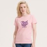 T-Shirt Femme Personnalisé 190g Confort et Style - Imperial Women Matières : coton Taille textile : XXL Couleurs : rose bonbon p