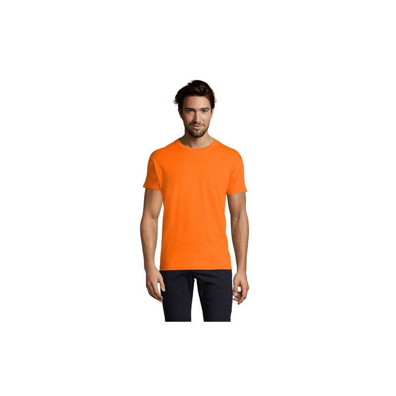 T-Shirt Homme 190g Publicitaire IMPERIAL Matières : coton Taille textile : L Couleurs : orange