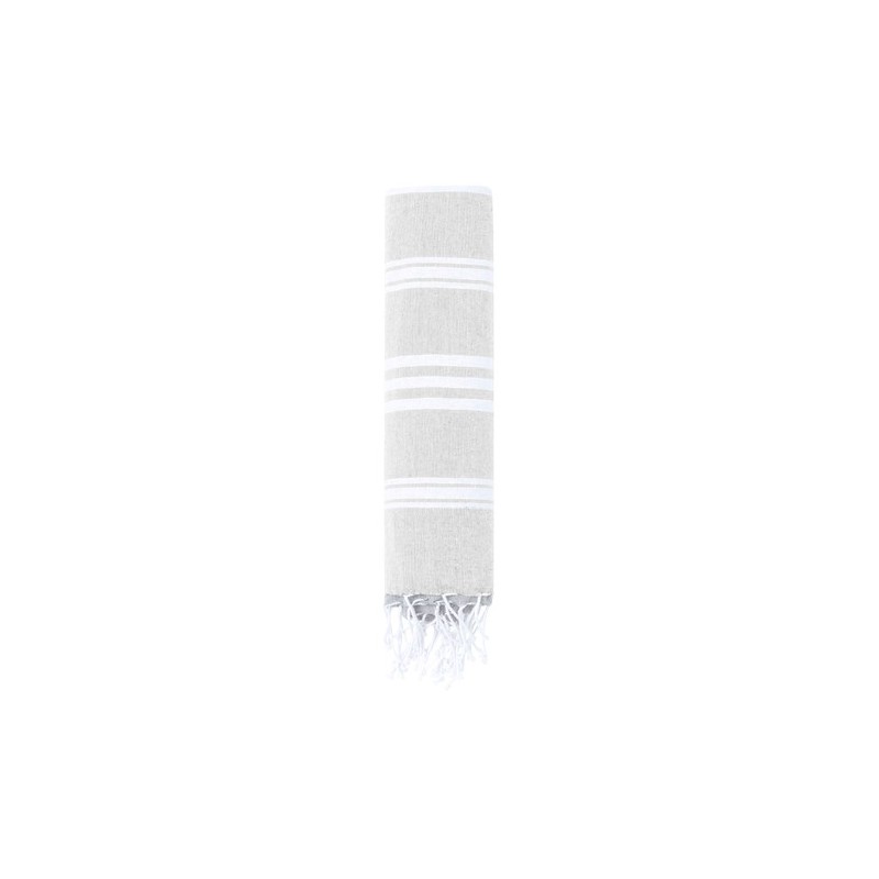 Paréo Serviette Personnalisée Douceur pas cher - Harlow Matières : coton recyclé Couleurs : bleu clair objet promotionnel éco-re