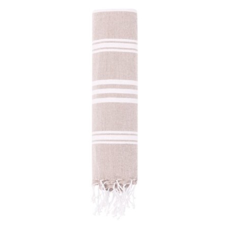 Paréo Serviette Personnalisée Douceur pas cher - Harlow Matières : coton recyclé Couleurs : bleu clair cadeau collaborateur prem