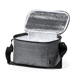 Glacière Isotherme Éco-responsable Personnalisée Glaxia pas cher Matières : aluminium Couleurs : gris marquage laser ultra préci