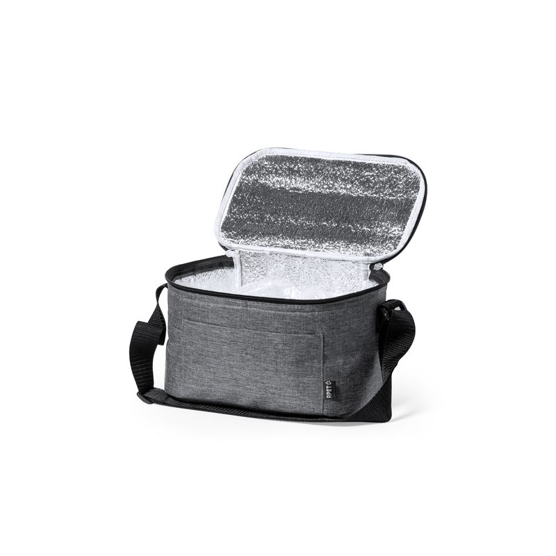 Glacière Isotherme Éco-responsable Personnalisée Glaxia pas cher Matières : aluminium Couleurs : gris marquage laser ultra préci