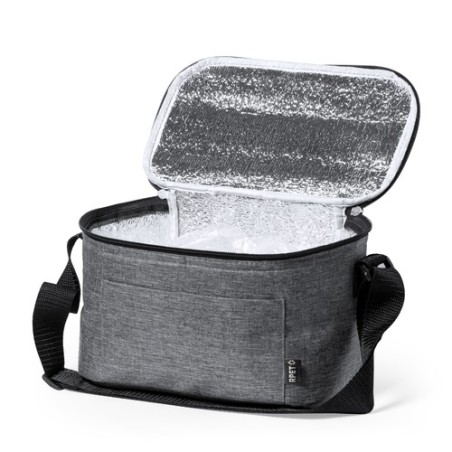 Glacière Isotherme Éco-responsable Personnalisée Glaxia pas cher Matières : aluminium Couleurs : gris marquage laser ultra préci