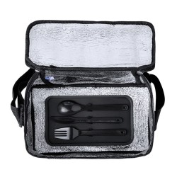 Glacière Isotherme Éco-responsable Personnalisée Glaxia pas cher Matières : aluminium Couleurs : gris livraison express 24h 48h