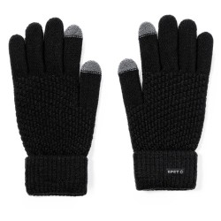 Gants Éco-responsables Tactiles Personnalisés Demsey pas cher Couleurs : noir Matières : polyester recyclé goodies publicitaire 