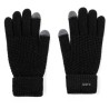 Gants Éco-responsables Tactiles Personnalisés Demsey pas cher Couleurs : noir Matières : polyester recyclé goodies publicitaire 