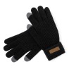 Gants Éco-responsables Tactiles Personnalisés Demsey pas cher Couleurs : noir Matières : polyester recyclé impression haute défi