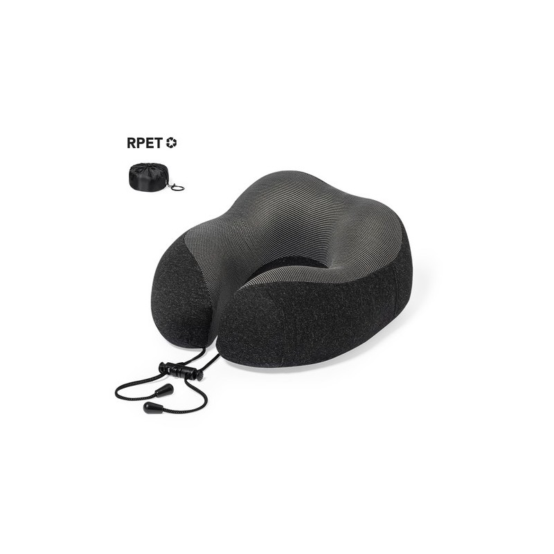 Coussin Personnalisé Portable et Confortable pas cher Blaiser Matières : polyester Couleurs : noir personnalisable avec votre lo