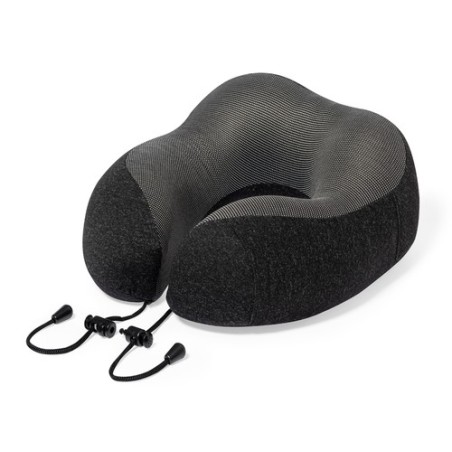 Coussin Personnalisé Portable et Confortable pas cher Blaiser Matières : polyester Couleurs : noir cadeau entreprise pas cher