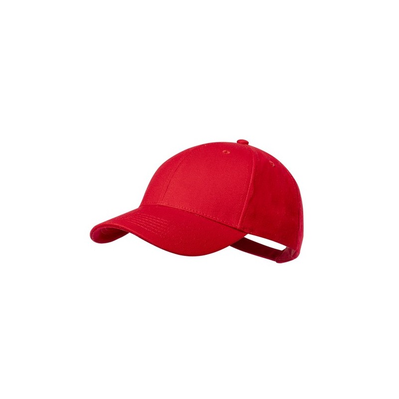 Casquette Éco-responsable et Personnalisée Calipso Matières : coton organique Couleurs : rouge personnalisable avec votre logo