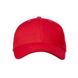 Casquette Éco-responsable et Personnalisée Calipso Matières : coton organique Couleurs : rouge personnalisation rapide en France