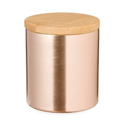 Bougie Aromatique Personnalisée Idéale Rudyn Matières : bambou Couleurs : doré cadeau collaborateur premium