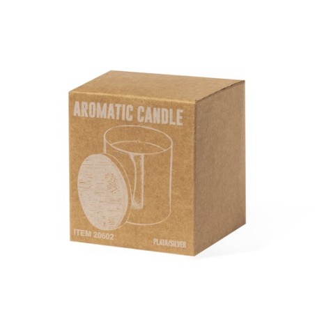 Bougie Aromatique Personnalisée Idéale Rudyn Matières : bambou Couleurs : doré cadeau collaborateur premium