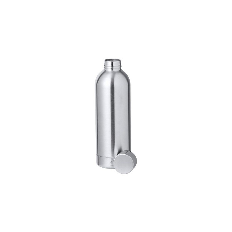 Bouteille Isotherme Éco-responsable Thermique - Hilker Couleurs : argenté Matières : acier inoxydable recyclé