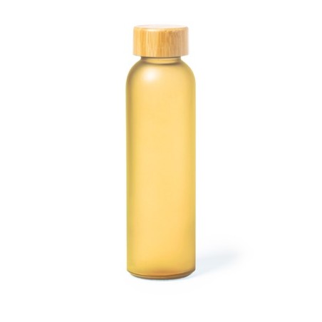 Gourde Éco-responsable Personnalisée à Sublimation - Vantex Matières : bambou Couleurs : jaune