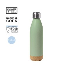 Gourde Personnalisable Éco-responsable - Stroud Matières : liège Couleurs : naturel objet promotionnel éco-responsable
