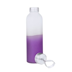 Bidon en Verre et Inox 500 ml Personnalisé - Nortalik Matières : acier inoxydable Couleurs : jaune objet promo petit budget