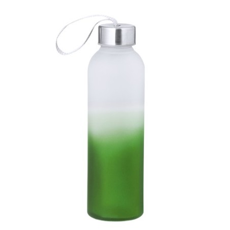 Bidon en Verre et Inox 500 ml Personnalisé - Nortalik Matières : acier inoxydable Couleurs : jaune cadeau client original