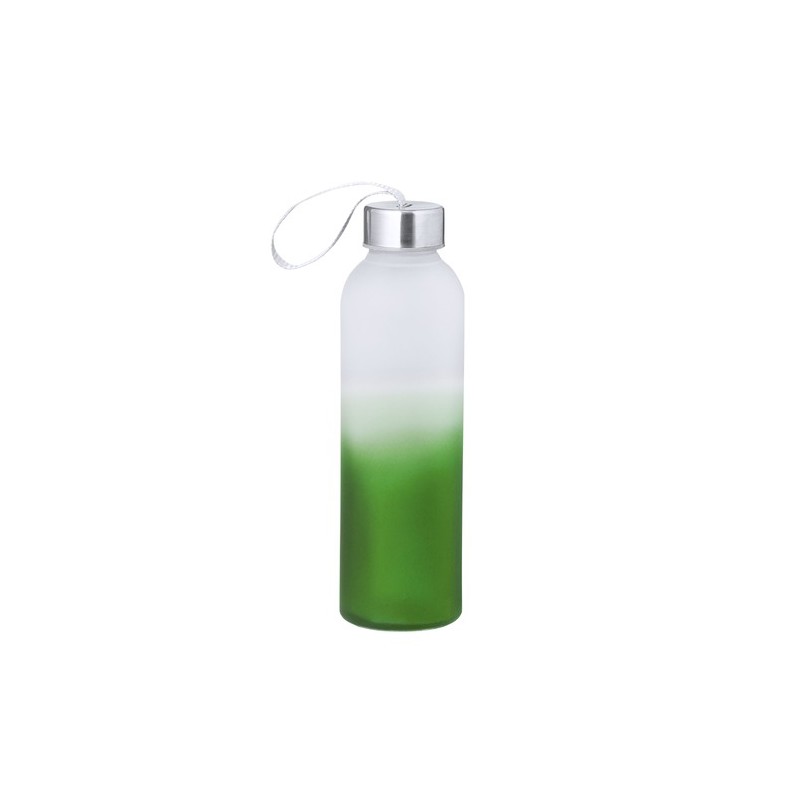 Bidon en Verre et Inox 500 ml Personnalisé - Nortalik Matières : acier inoxydable Couleurs : fuchsia accessoire événementiel uni