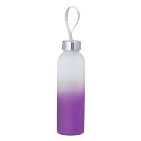 Bidon en Verre et Inox 500 ml Personnalisé - Nortalik Matières : acier inoxydable Couleurs : rouge accessoire événementiel uniqu