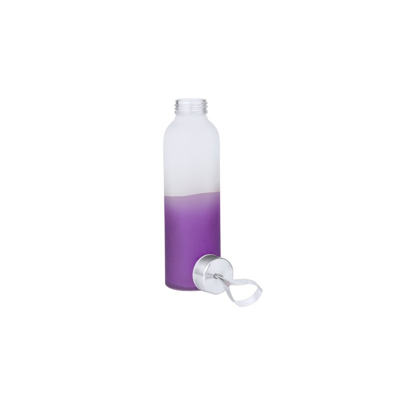 Bidon en Verre et Inox 500 ml Personnalisé - Nortalik Matières : acier inoxydable Couleurs : rouge personnalisation sur mesure
