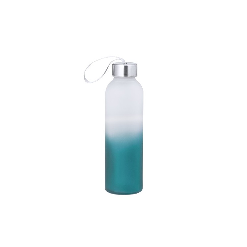 Bidon en Verre et Inox 500 ml Personnalisé - Nortalik Matières : acier inoxydable Couleurs : rouge cadeau entreprise pas cher