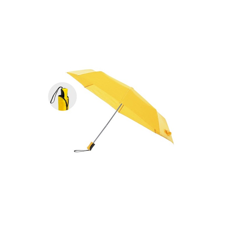 Parapluie Élégant Publicitaire Sandy Matières : polyester Couleurs : bleu marine objet promotionnel éco-responsable