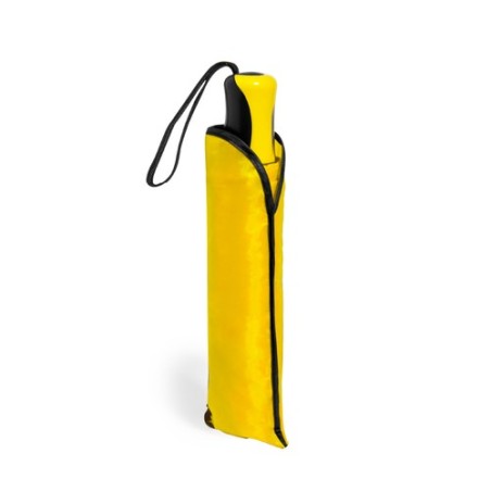 Parapluie Élégant Publicitaire Sandy Matières : polyester Couleurs : jaune objet publicitaire robuste