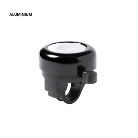 Sonnette de vélo personnalisée en aluminium résistant - Tolfen Matières : aluminium Couleurs : argenté personnalisation rapide e