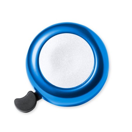 Sonnette de vélo personnalisée en aluminium résistant - Tolfen Matières : aluminium Couleurs : bleu impression haute définition