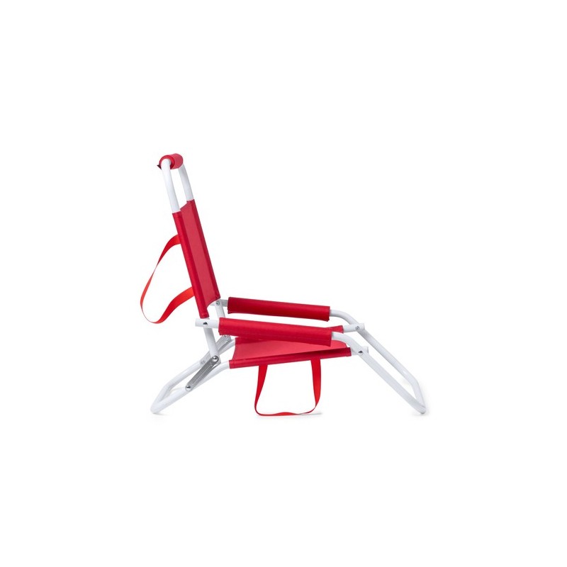 Chaise de Plage Légère et Pratique Personnalisée Pas Cher - Coswel Matières : polyester Couleurs : gris objet promo petit budget