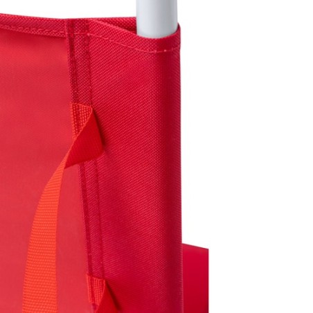 Chaise de Plage Légère et Pratique Personnalisée Pas Cher - Coswel Matières : polyester Couleurs : gris marquage couleur éclatan