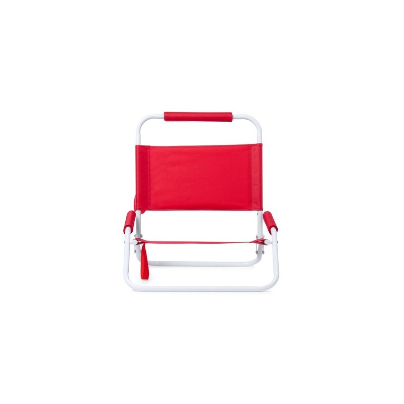 Chaise de Plage Légère et Pratique Personnalisée Pas Cher - Coswel Matières : polyester Couleurs : gris impression haute définit