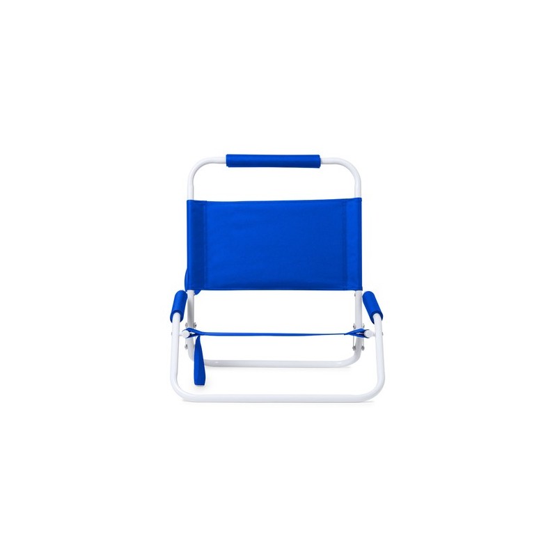Chaise de Plage Légère et Pratique Personnalisée Pas Cher - Coswel Matières : polyester Couleurs : bleu goodies publicitaire évé