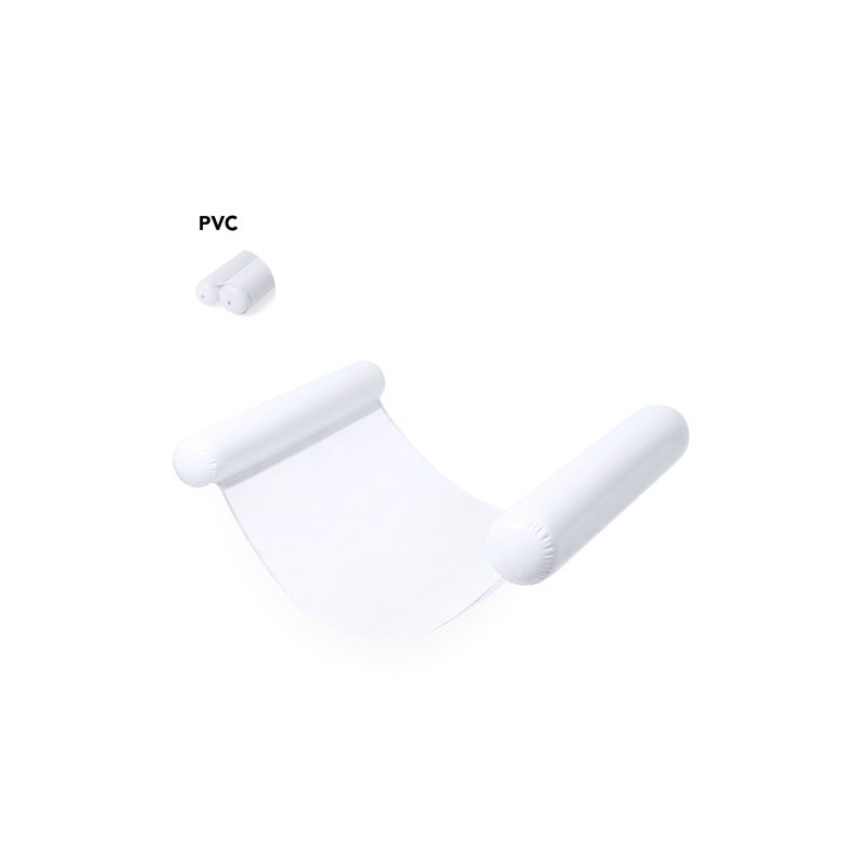 Fauteuil Gonflable Personnalisé Idéal pour la Plage - Tarxia Matières : polyester Couleurs : bleu objet promotionnel éco-respons