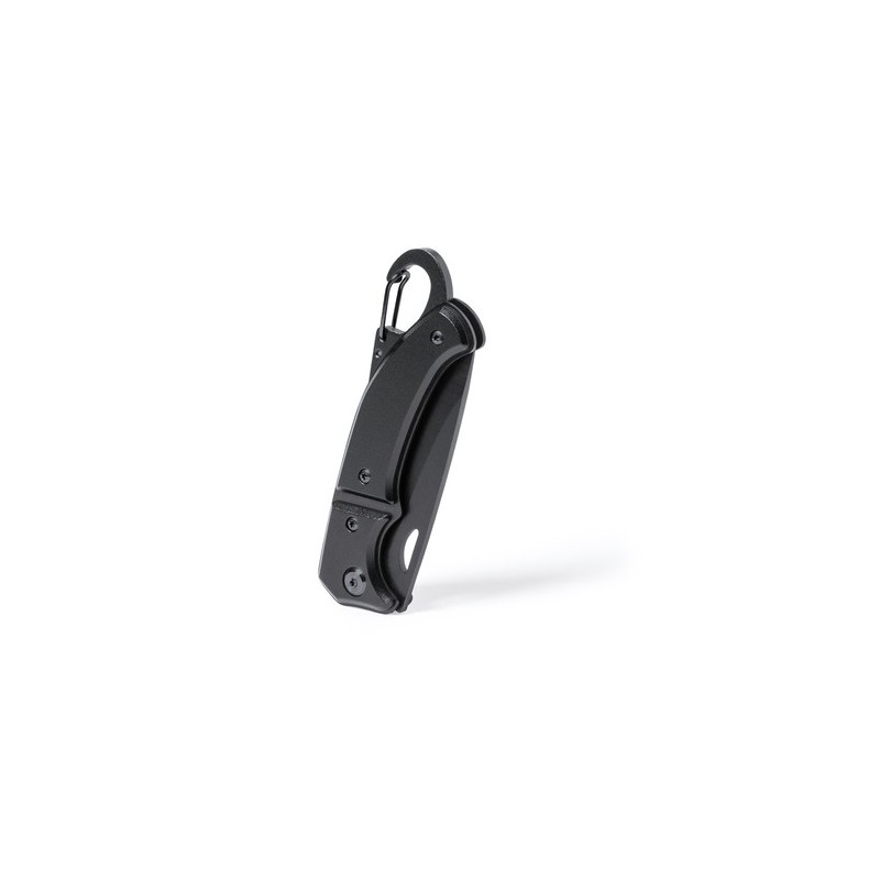 Couteau de Poche Personnalisé Datrak Matières : acier inoxydable Couleurs : noir marquage laser ultra précis
