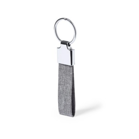 Porte-Clés Éco-responsable Personnalisé Élégant Branis - pas cher Matières : métal Couleurs : noir cadeau affaires élégant