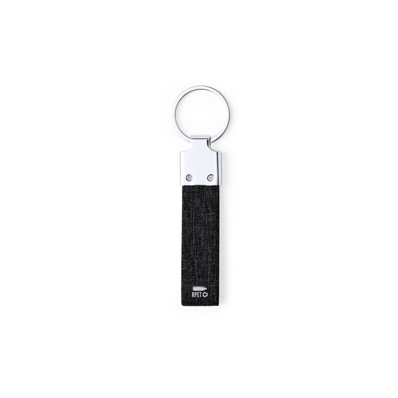 Porte-Clés Éco-responsable Personnalisé Élégant Branis - pas cher Matières : métal Couleurs : gris objet promotionnel éco-respon