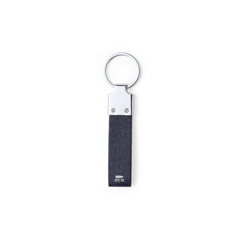 Porte-Clés Éco-responsable Personnalisé Élégant Branis - pas cher Matières : métal Couleurs : gris personnalisation rapide en Fr