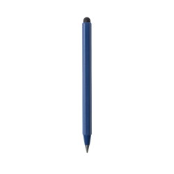 Crayon Multifonction Éco-responsable Personnalisé Teluk Matières : aluminium recyclé  Couleurs : bleu marine